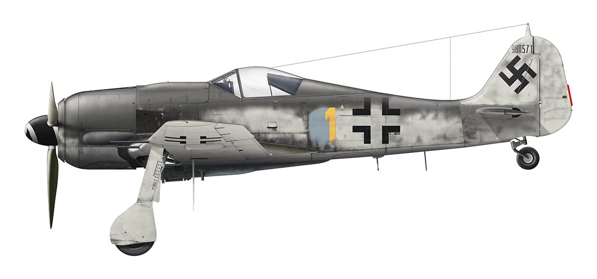 Fw 190A-9(/R11 ?), “žlutá 1”